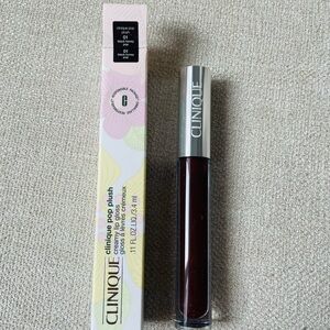 Clinique Pop Plush Creamy Lip Gloss - 01 Black Honey Pop